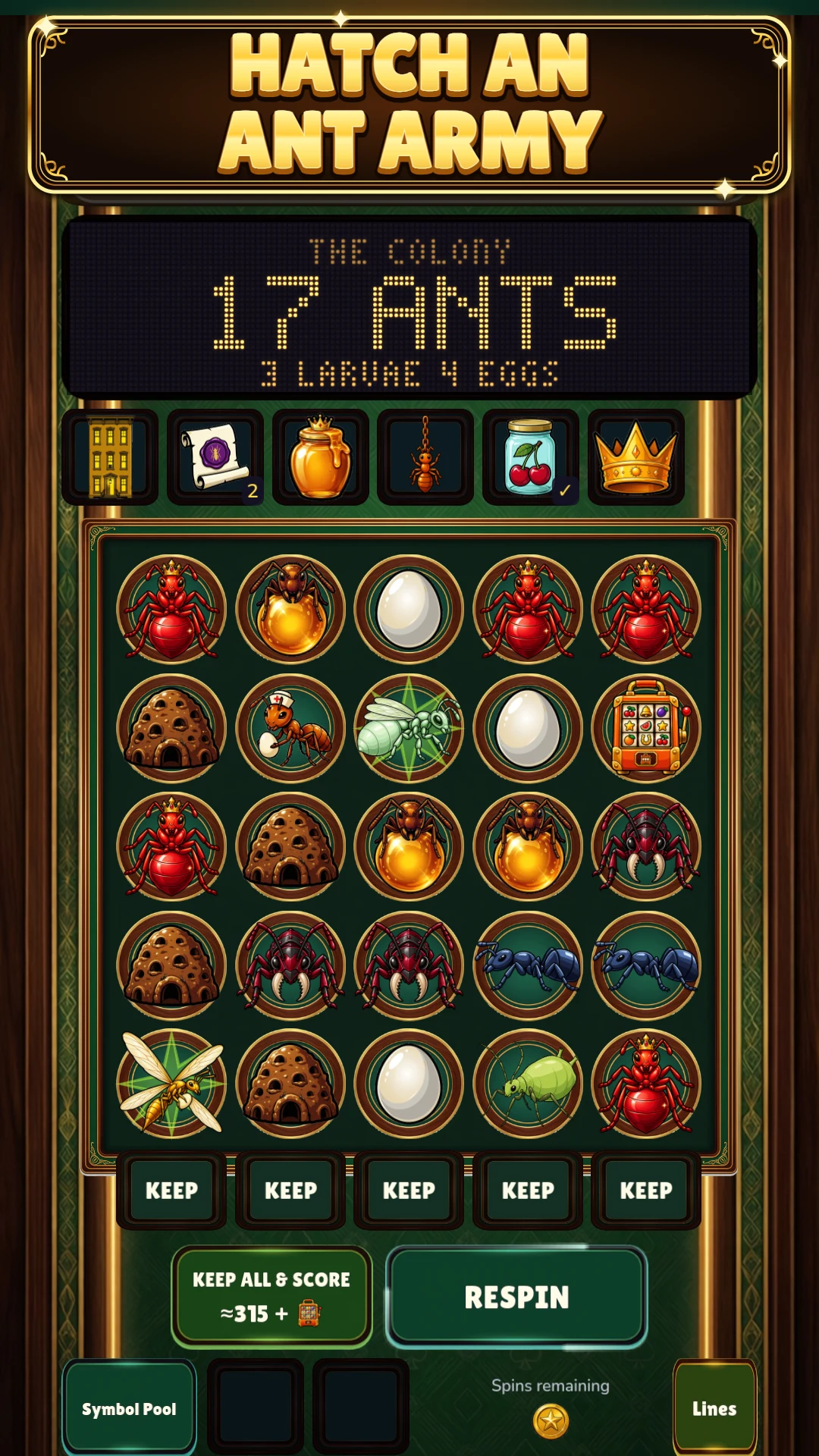 Spinception: Roguelite Slots screenshot
