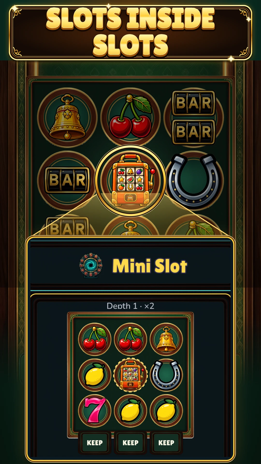 Spinception: Roguelite Slots screenshot