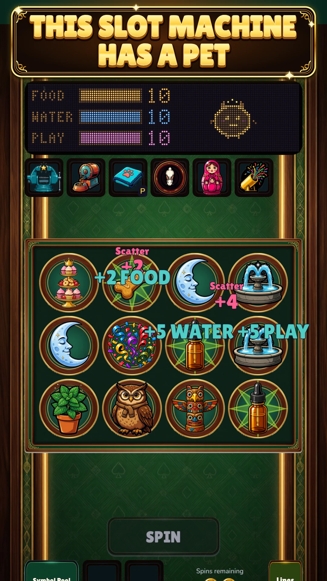 Spinception: Roguelite Slots screenshot