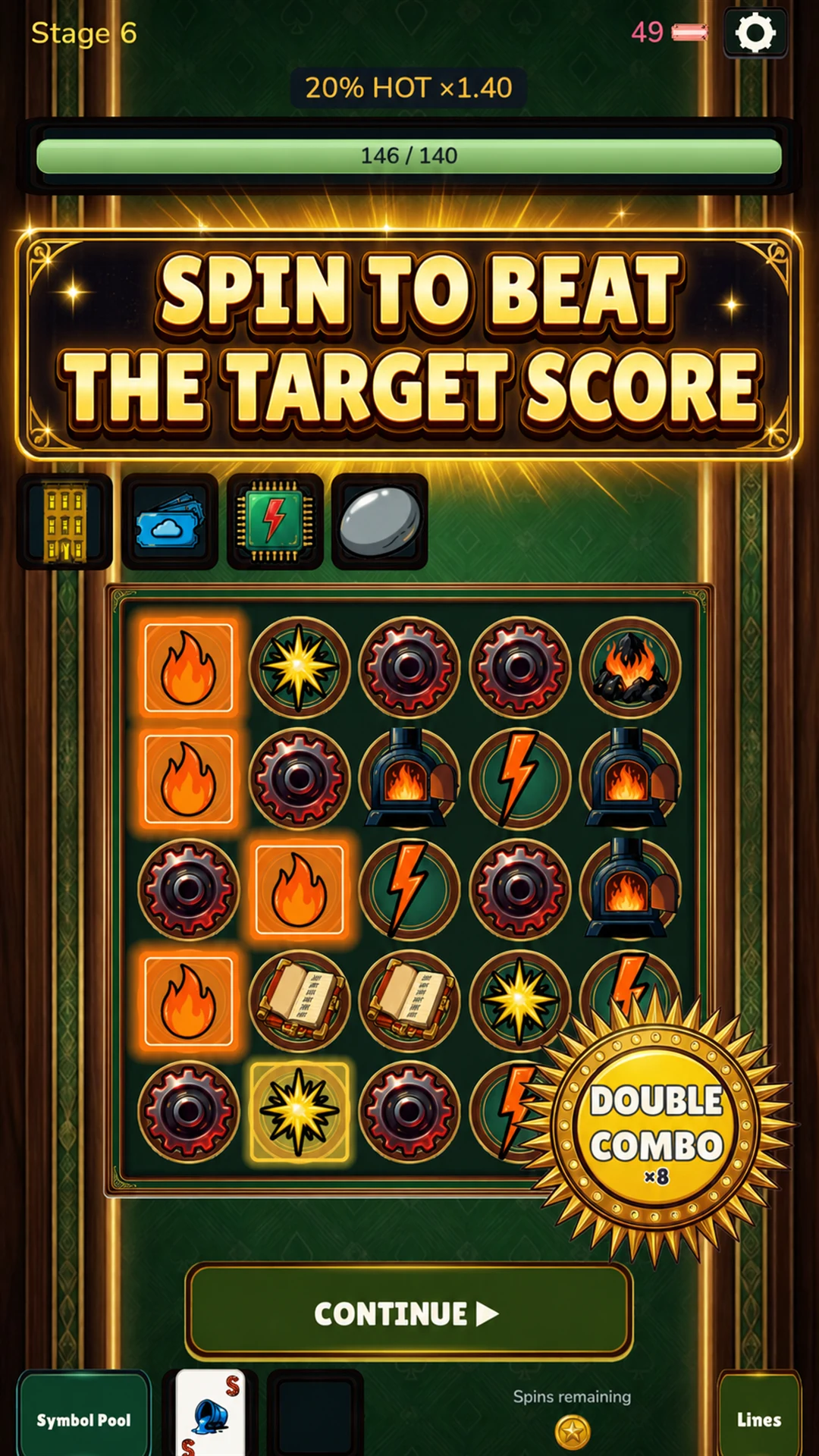 Spinception: Roguelite Slots screenshot